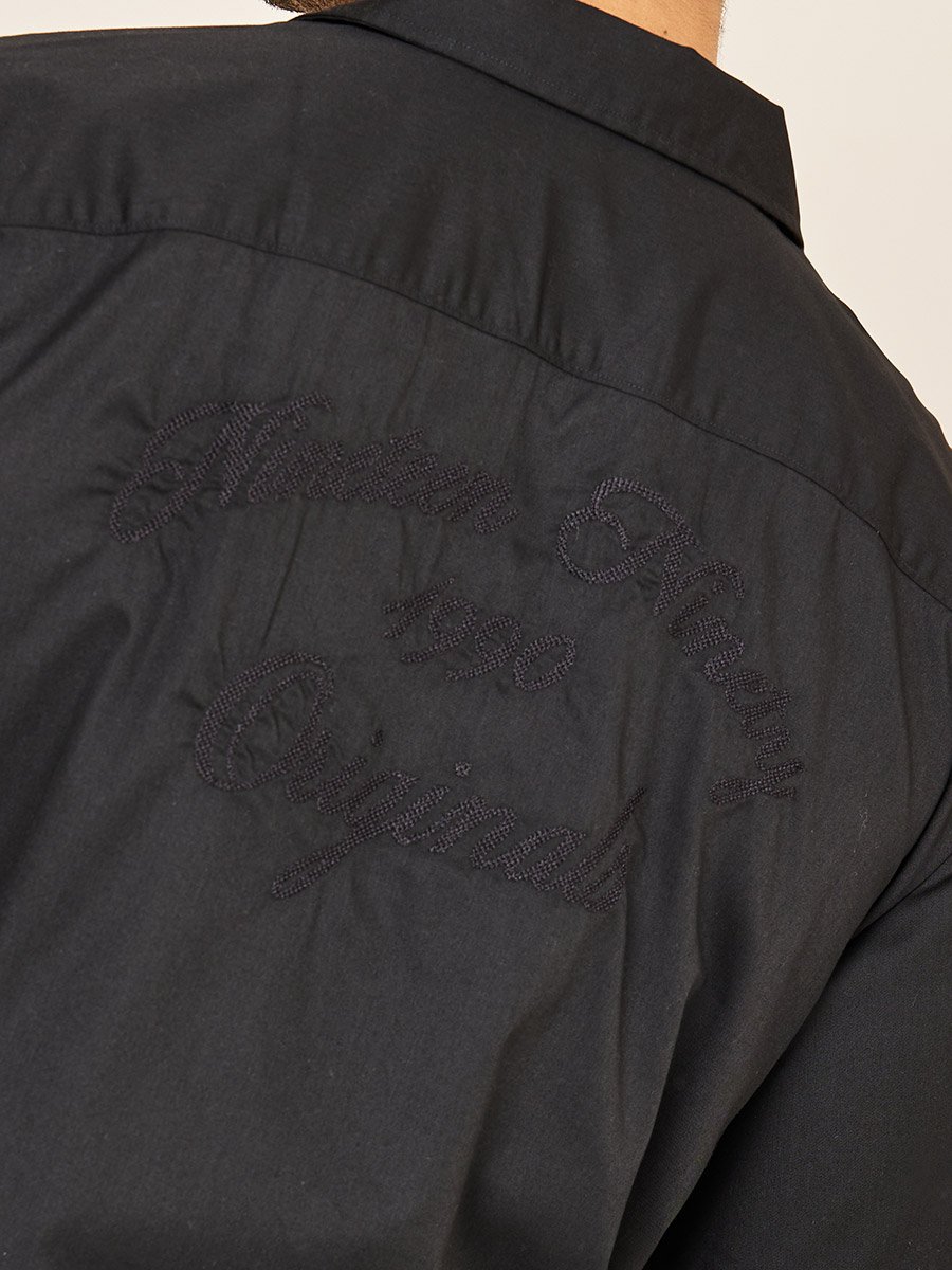Embroidered Logo Bowling Shirt