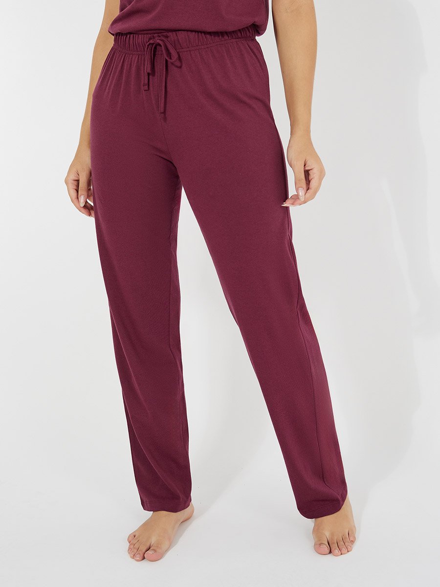 Solid Cotton T-Shirt and Pyjama Set