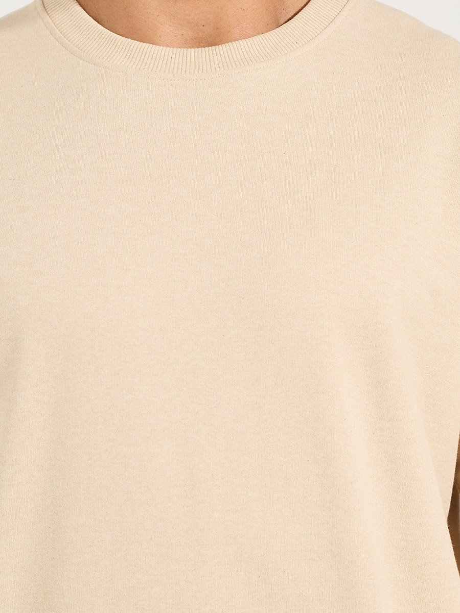 Relaxed Fit Cotton Terry Sweatshirt