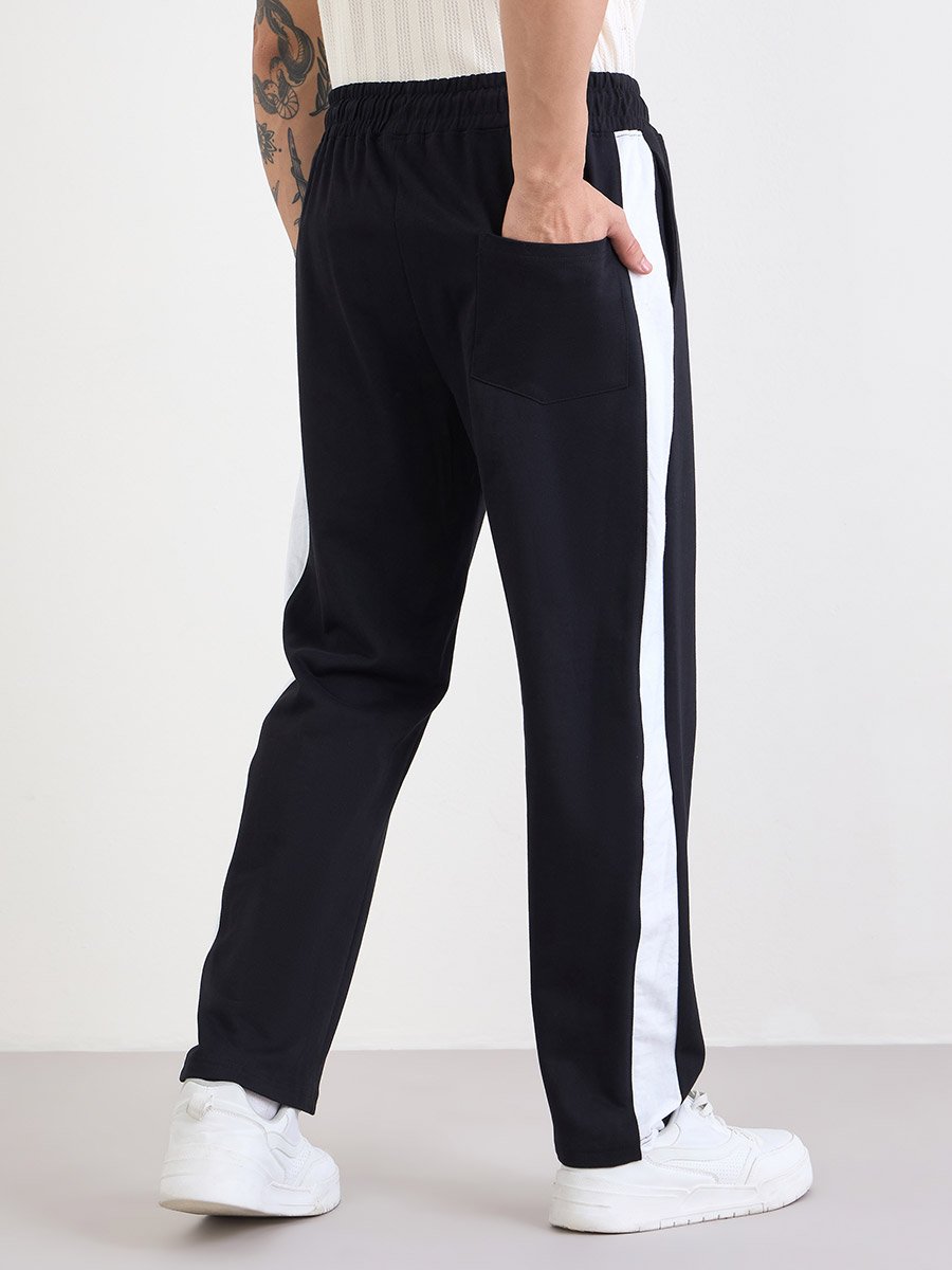 Straight Fit Pintuck Detail Terry Jogger