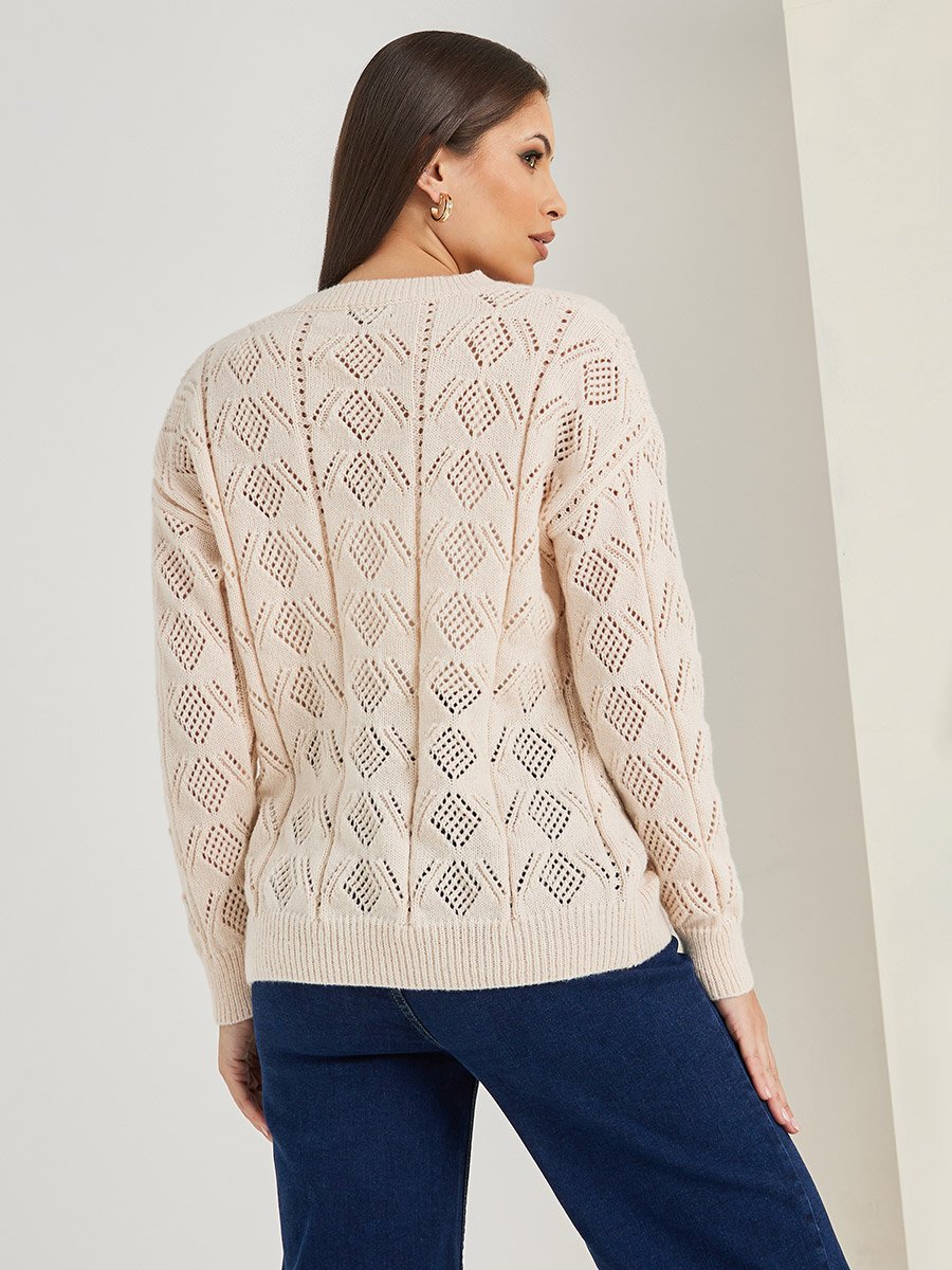 Regular Fit Textured Sweater