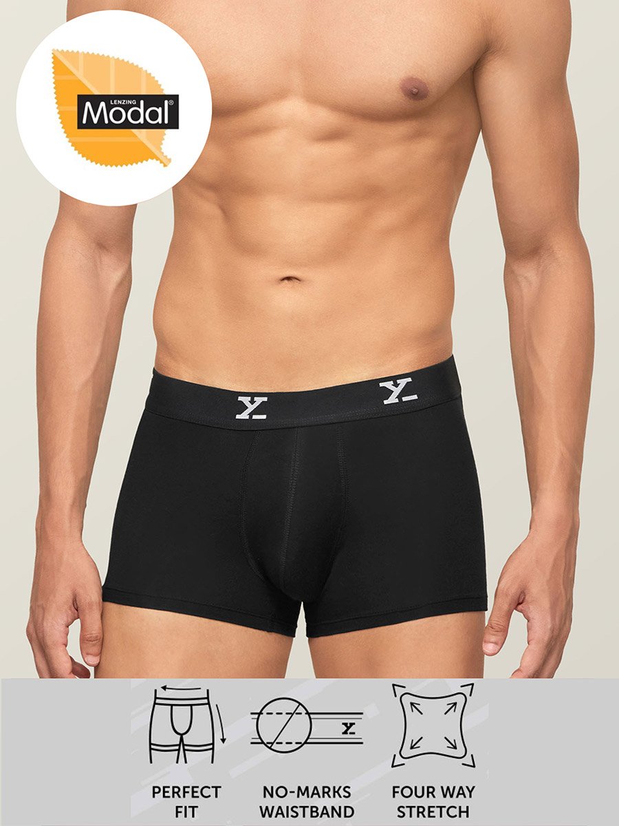Modal Stretch Trunk with Branded Elastic