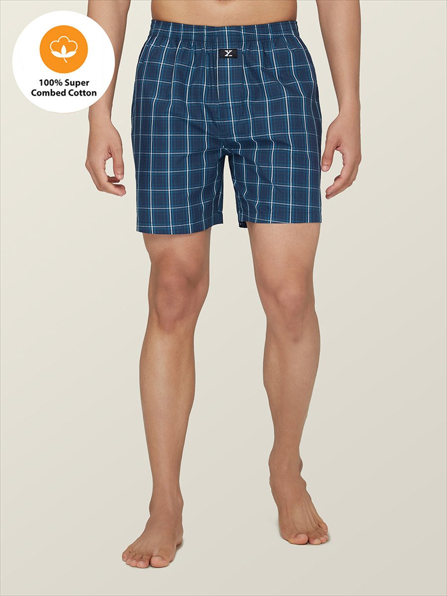 Cotton Boxer Shorts with Elasticated Waistband