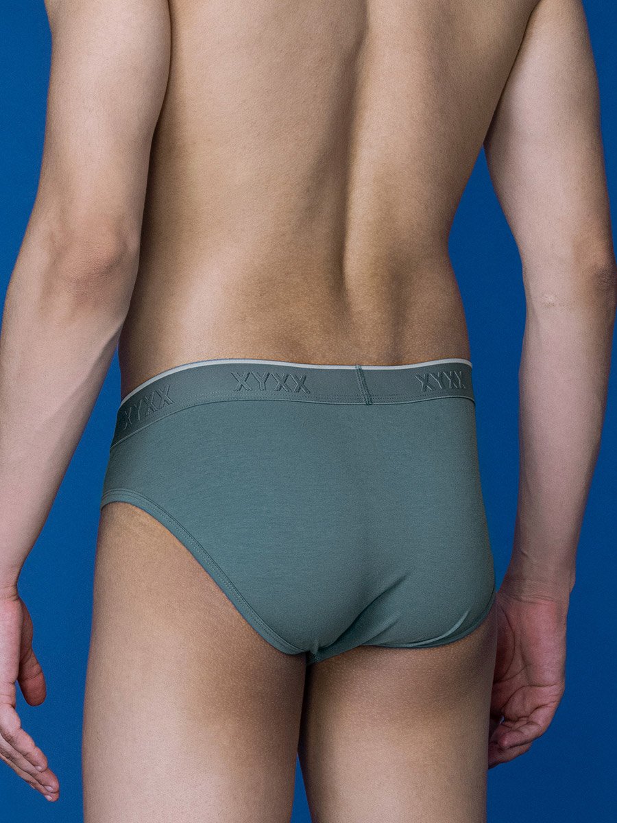 Cotton Stretch Brief with Branded Elastic