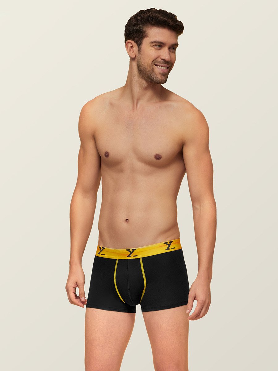 Modal Stretch Trunks with Printed Branded Elastic