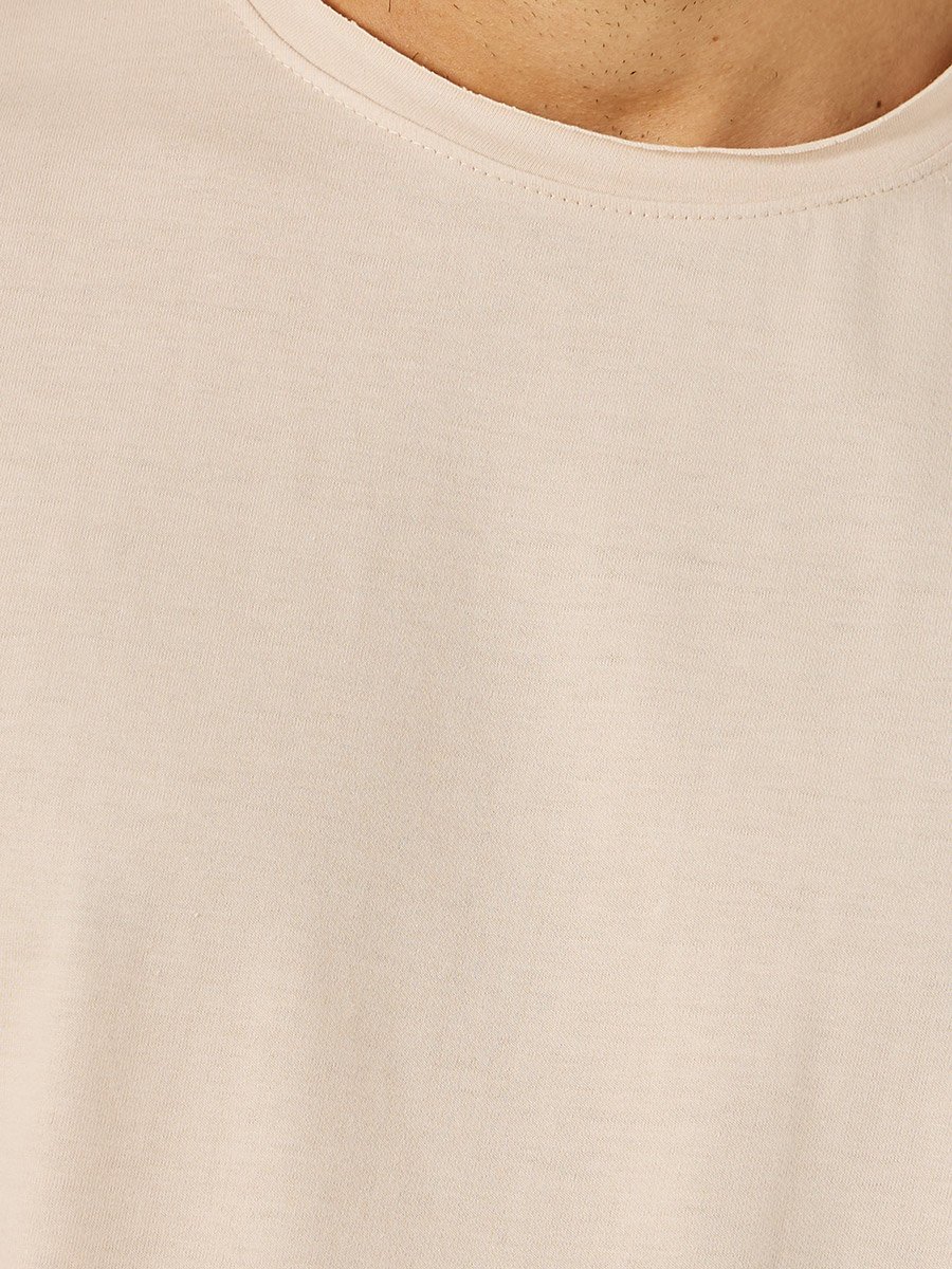 Cotton Rich Regular Fit T-Shirt with Crew Neck 