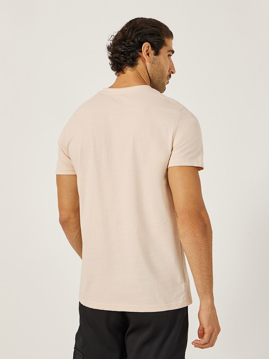 Cotton Rich Regular Fit T-Shirt with Crew Neck 