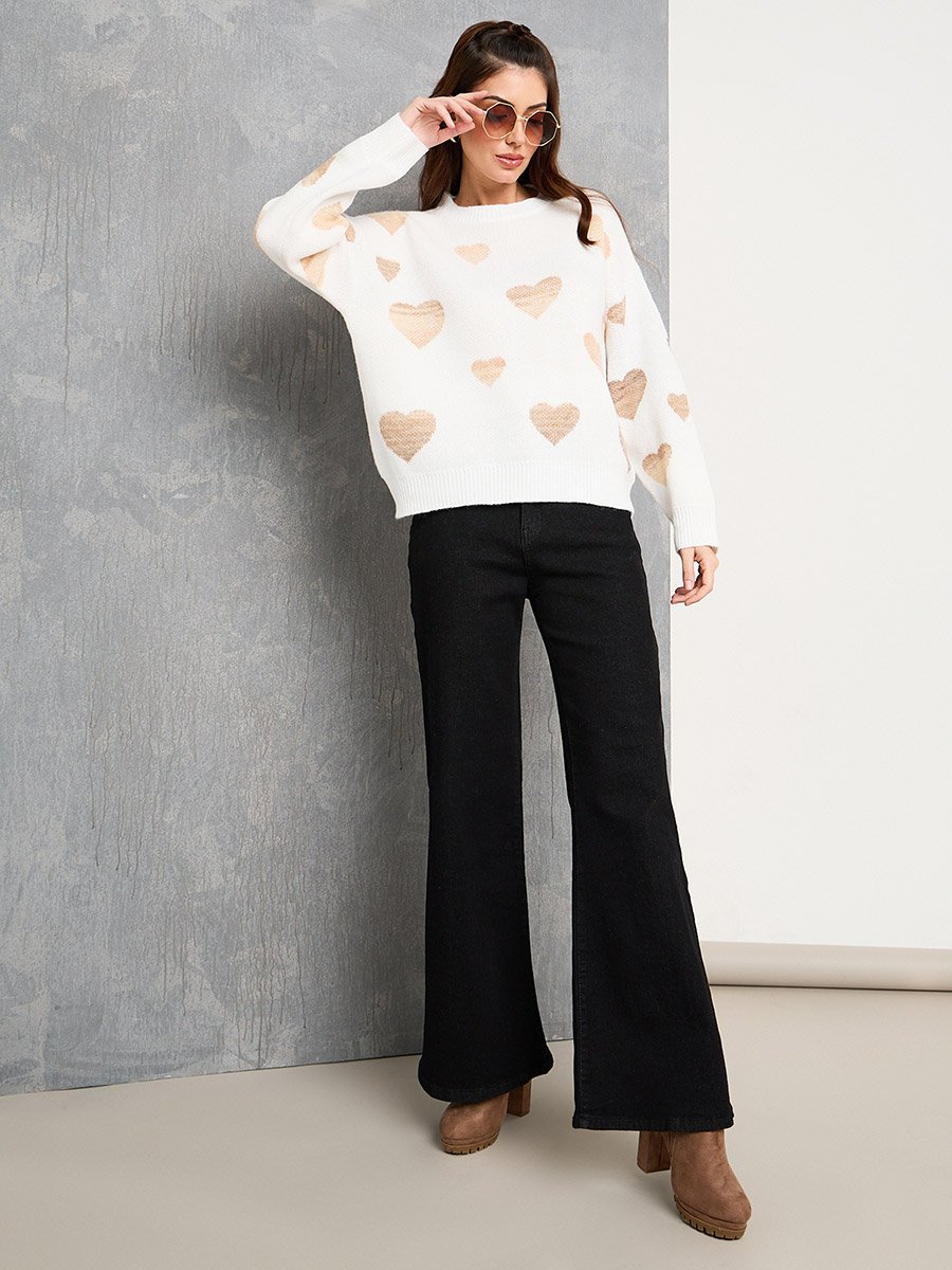 سويتر كاجوال بأكتاف منخفضة