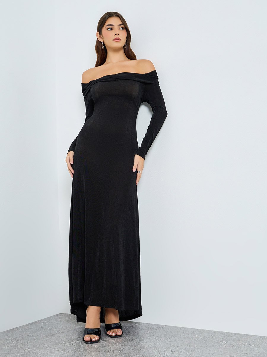 maxi dress with high slits on both sides Open-Back Long Prom Dress with Thigh-High Slit Emerald / 2