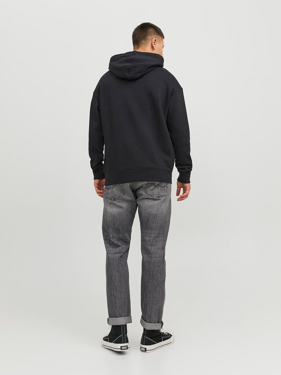 Logo Print Hoodie with Front Pocket