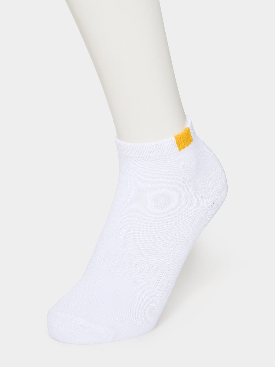 Pack of 5 - Contrast Accent Ankle Socks