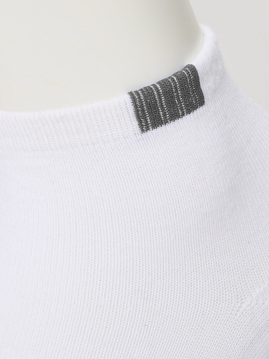 Pack of 5 - Contrast Accent Ankle Socks