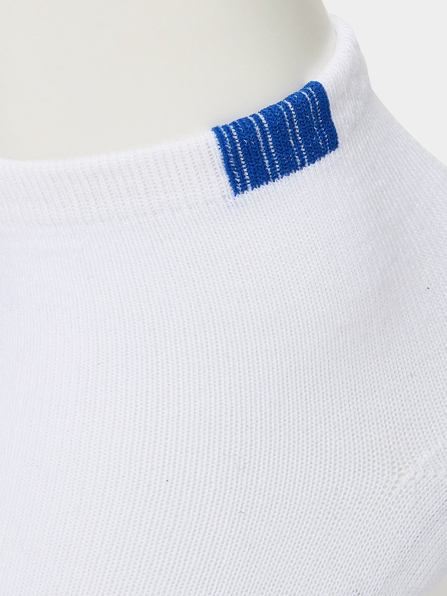 Pack of 5 - Contrast Accent Ankle Socks