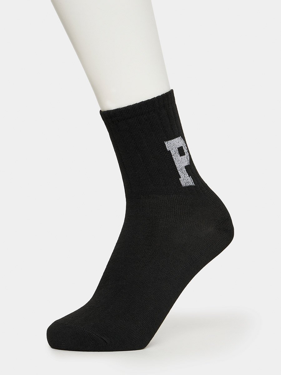 Pack of 5 - Embroidered Detail Crew Socks