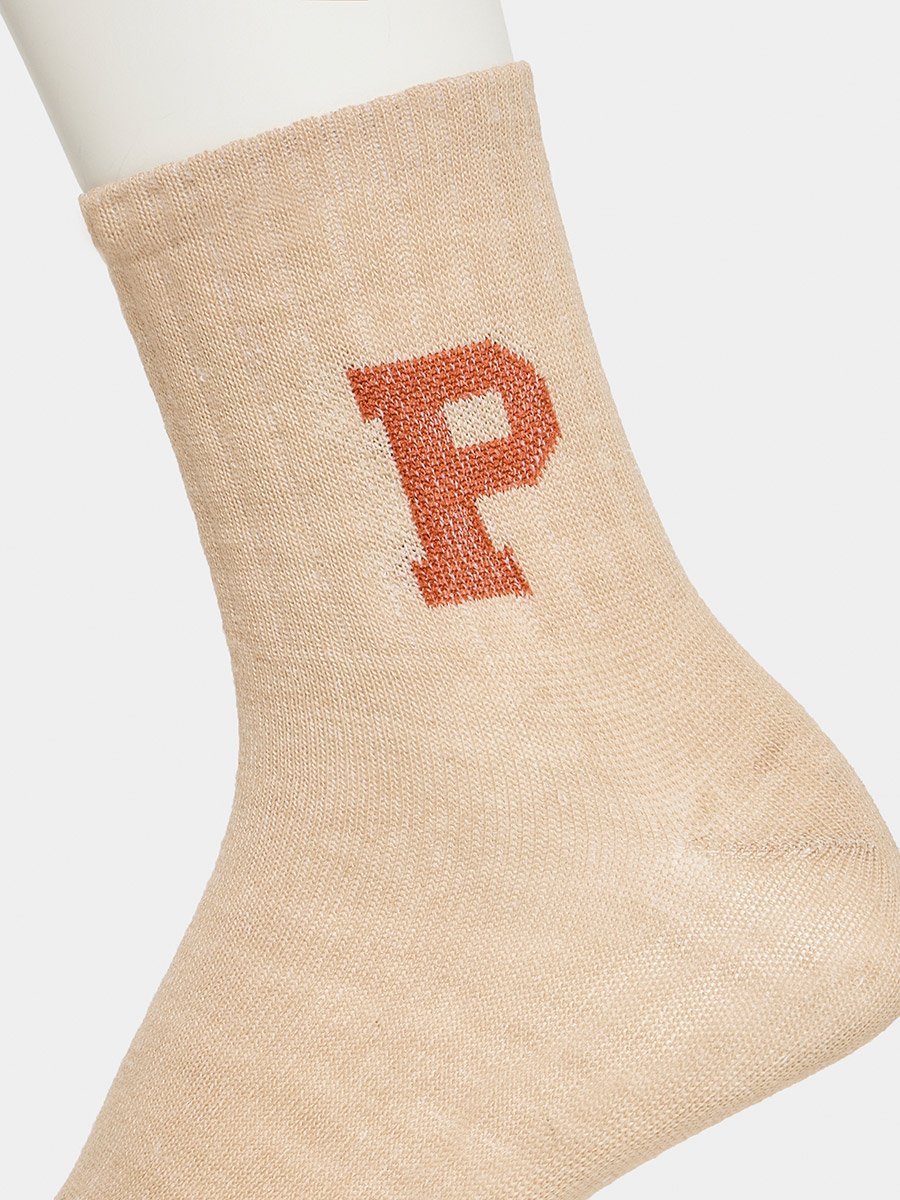 Pack of 5 - Embroidered Detail Crew Socks