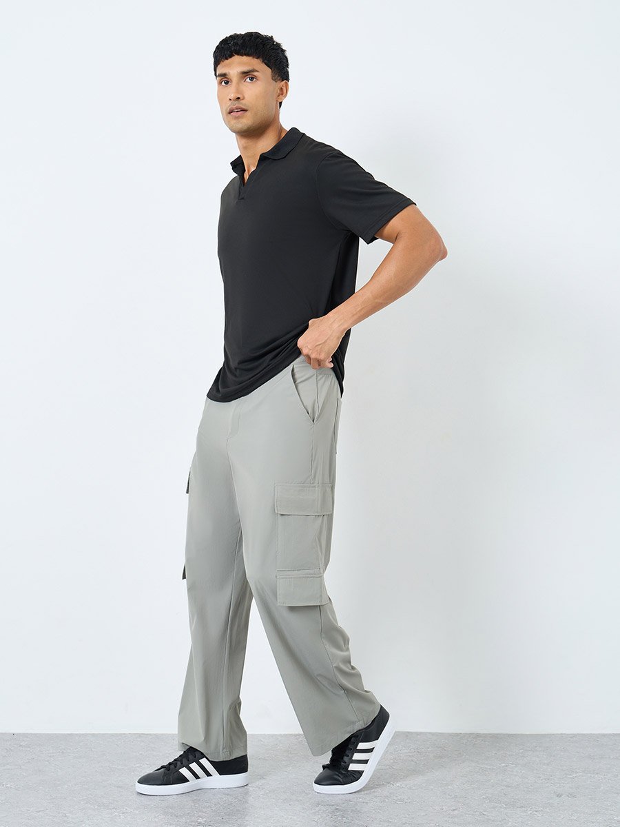 Relaxed Fit Cargo Pocket Detail Pants