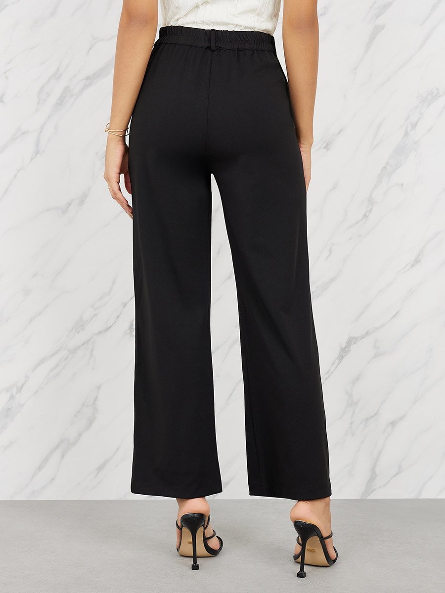 High Rise Straight Fit Pant