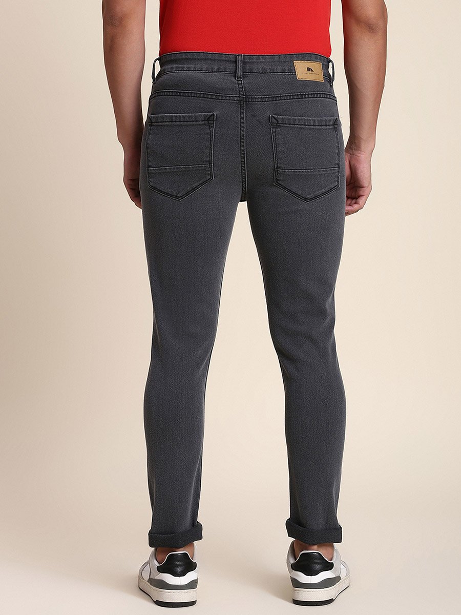 Stretchable Slim Fit Distressed Jeans