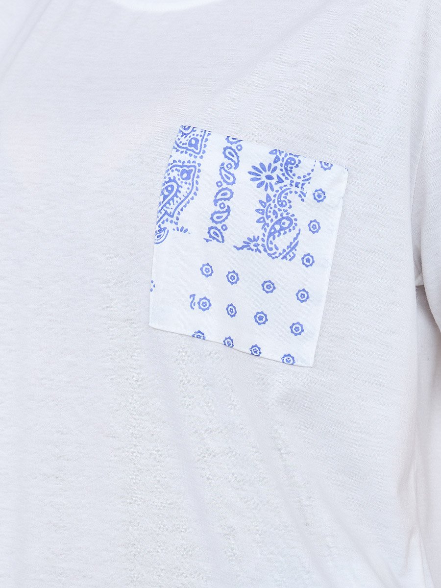 Printed Pocket T-Shirt and Wide Leg Pyjama Set