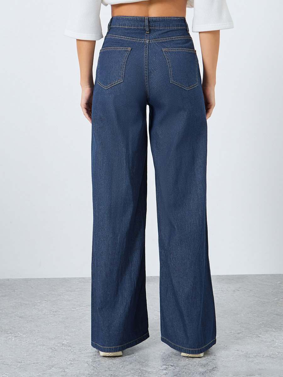 High Waist Wide Leg Jeans