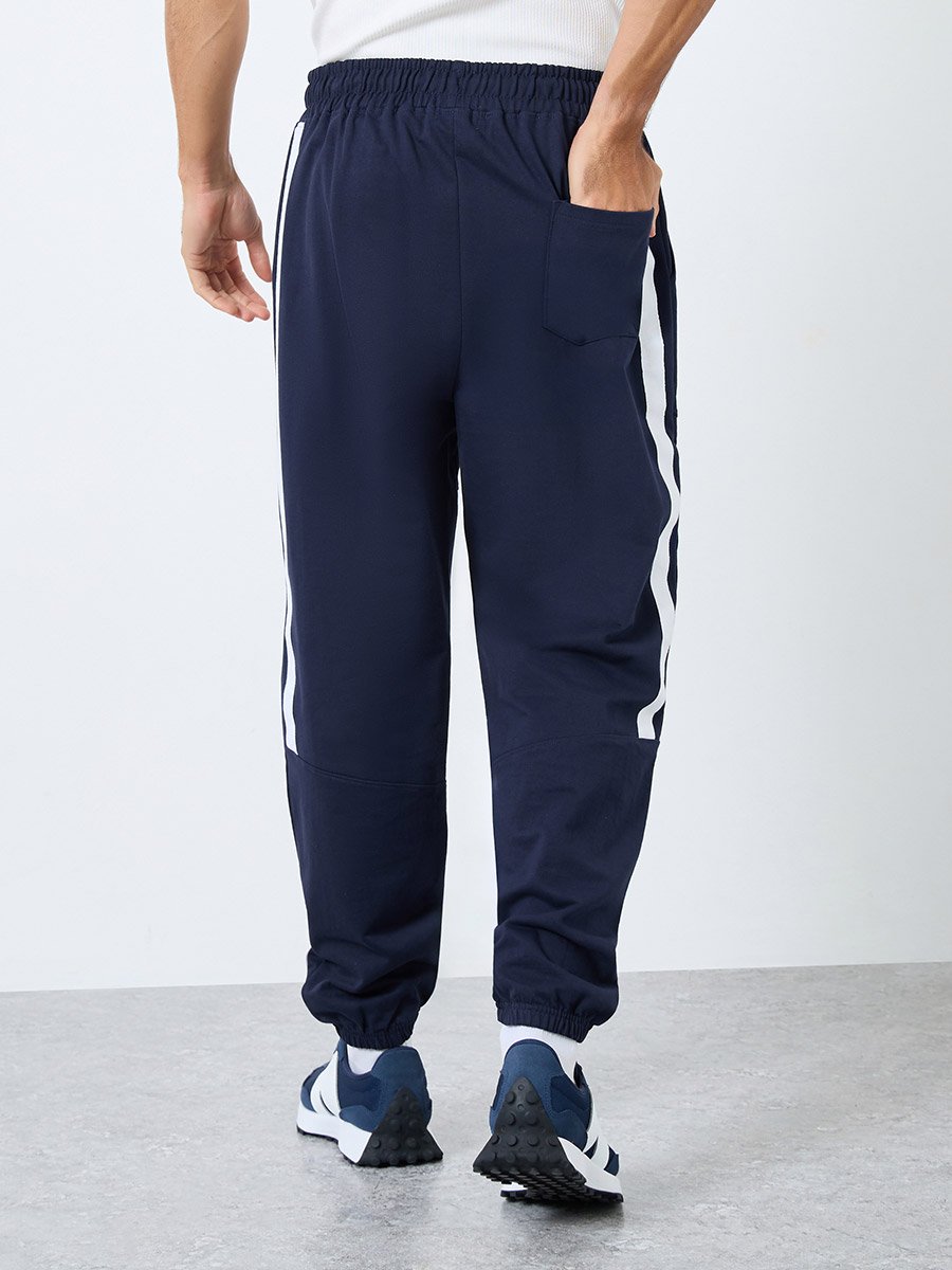 Twill Side Tape Oversized Joggers