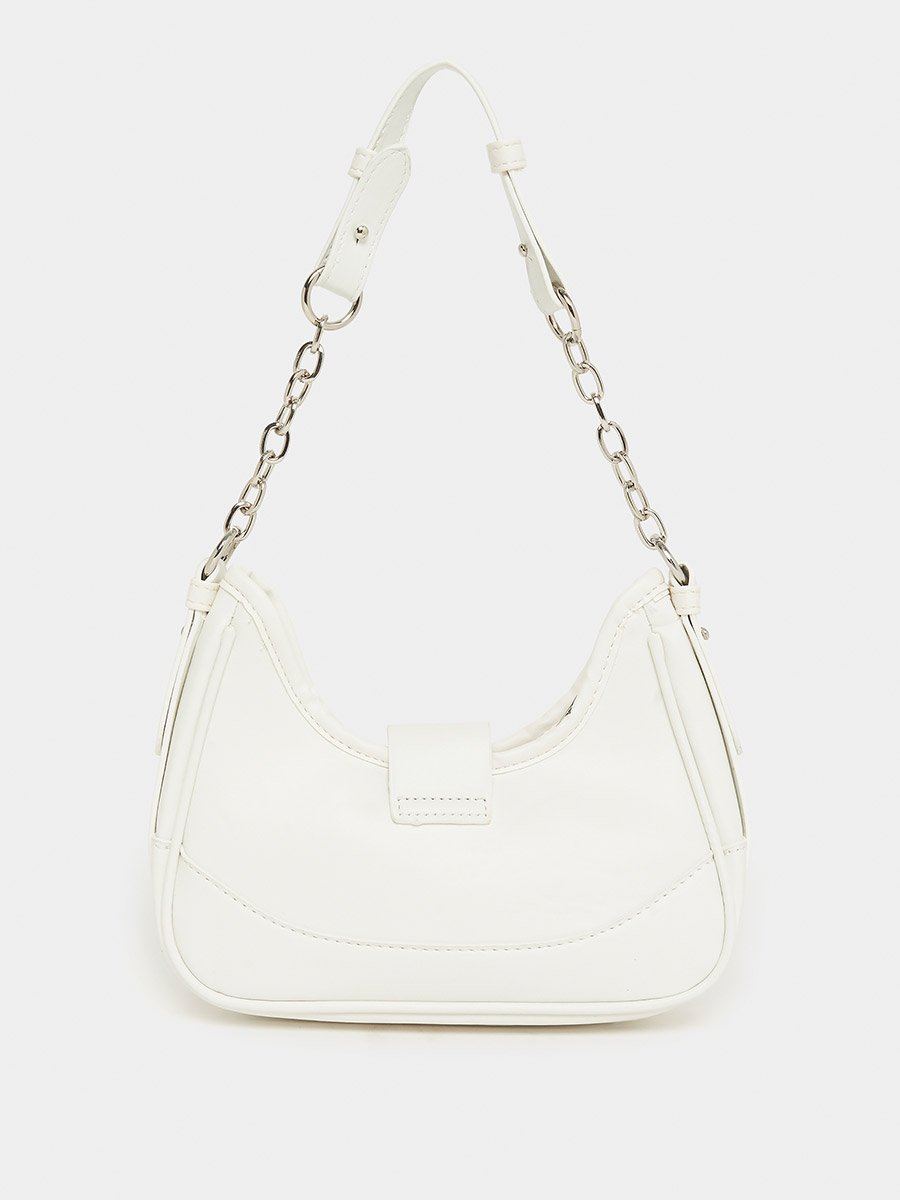 Belted Bag with Chain Handle
