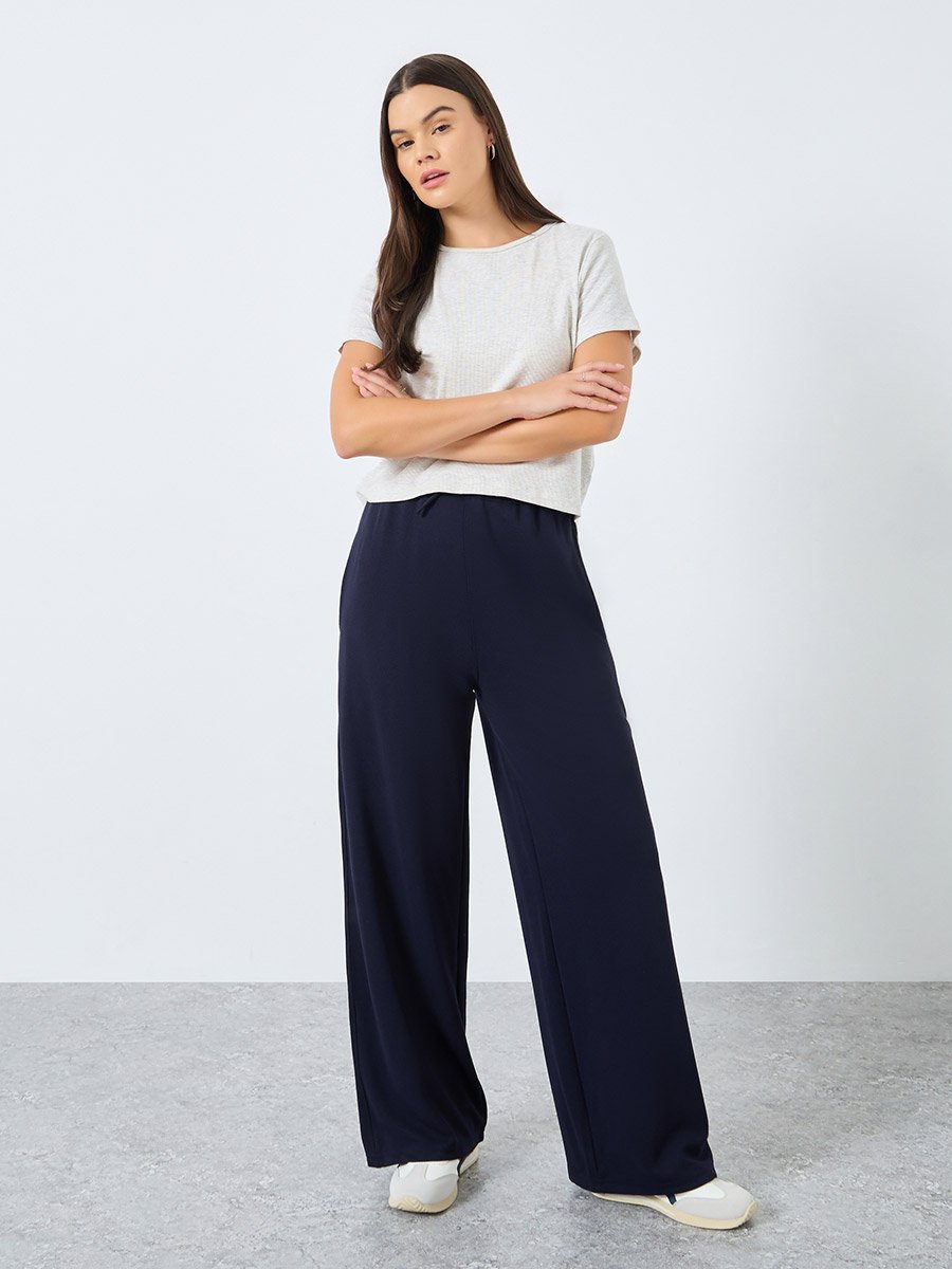 Wide Leg Jogger with Side Pocket