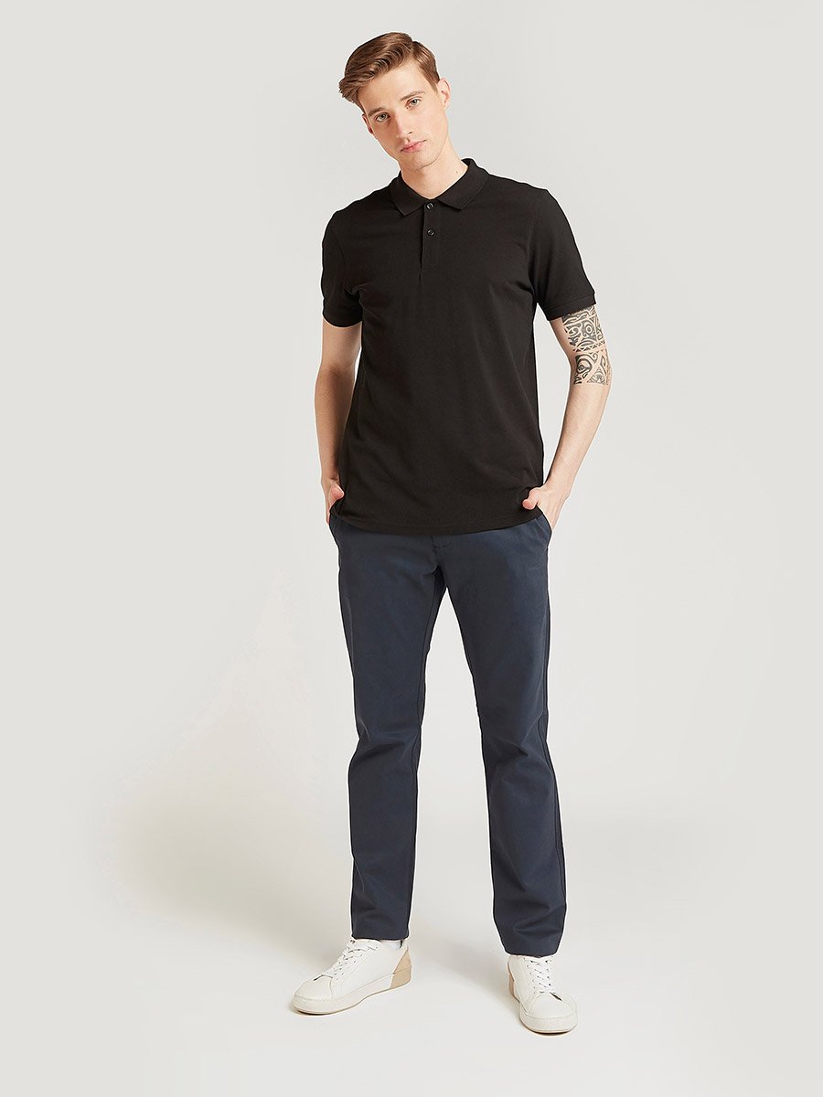 Solid Knit Regular Fit Polo