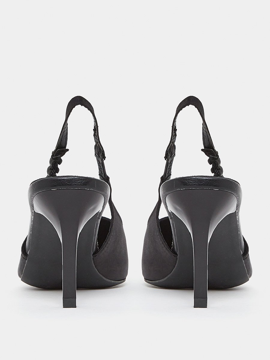 Embellished Side Strap Stiletto Heel Sandals
