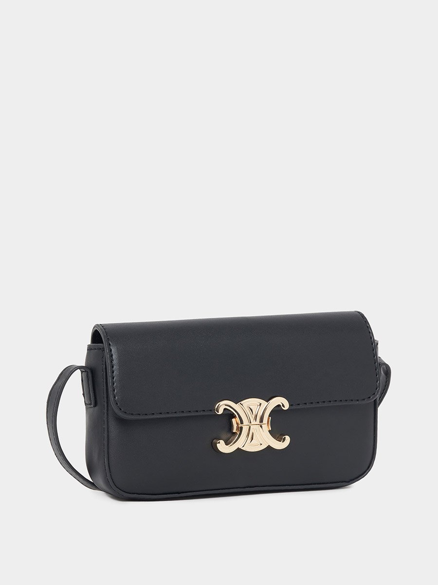 Embellished Flap Shoulder Bag