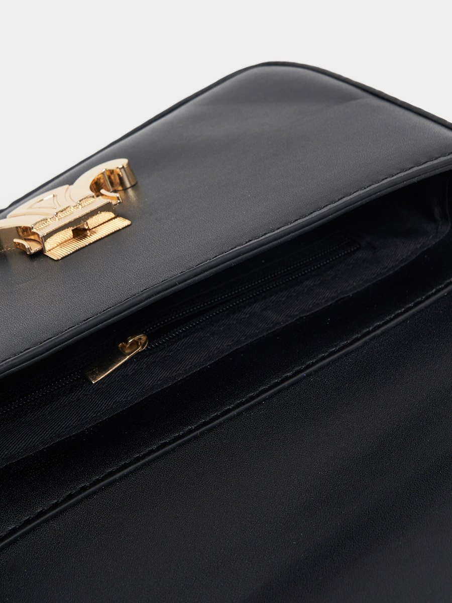 Embellished Flap Shoulder Bag