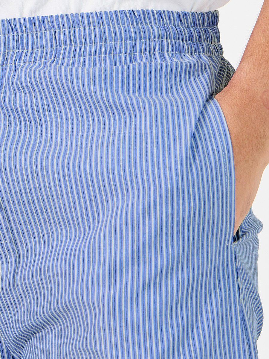 Striped Woven Straight Pyjama