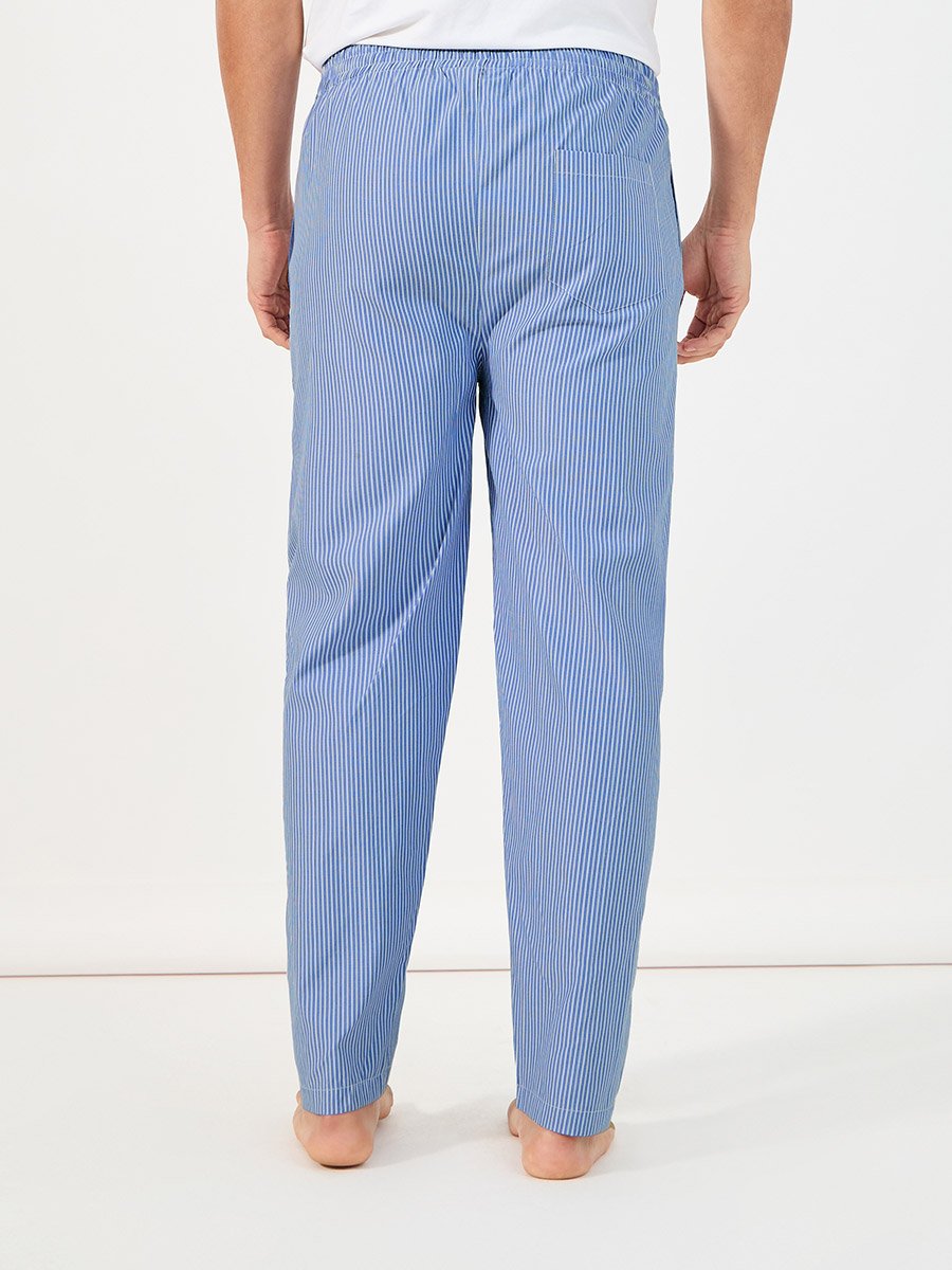 Striped Woven Straight Pyjama