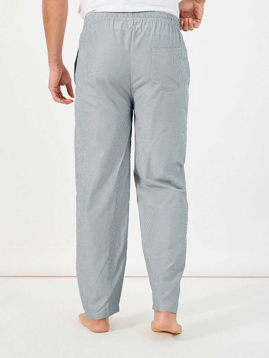 Striped Woven Straight Pyjama