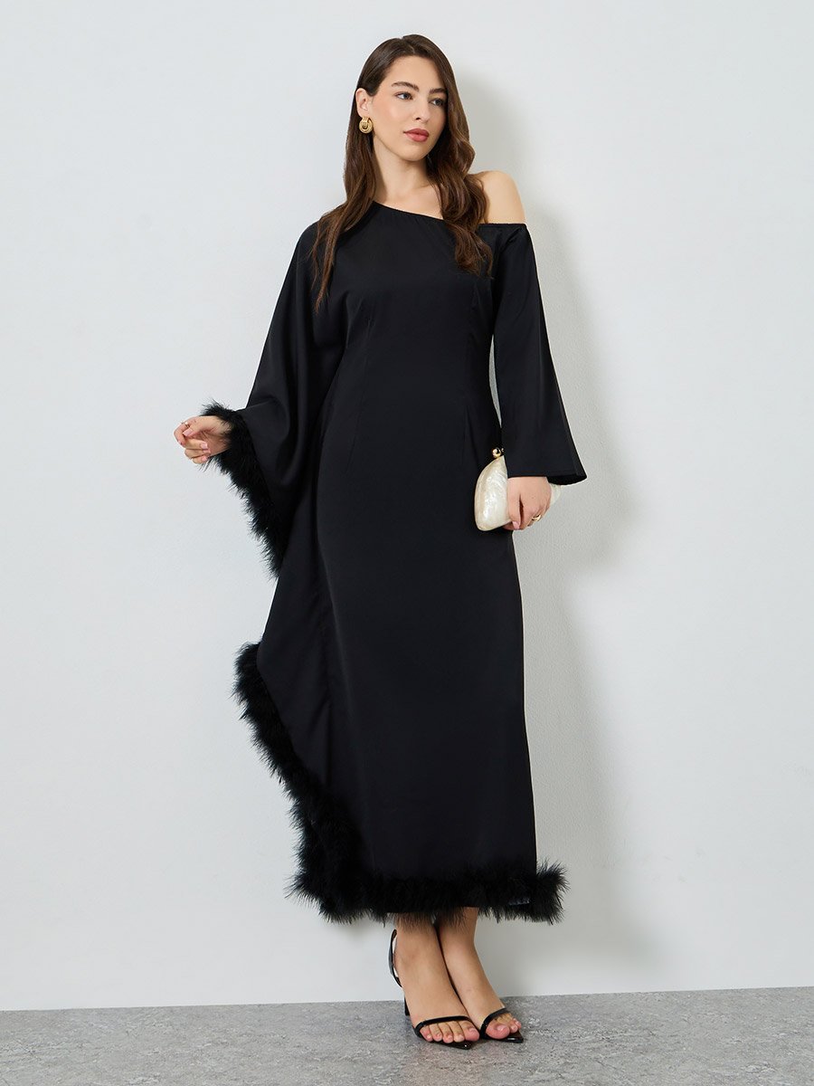 pleated dress woman Women's Black Splicing Pleated Mini Dress
