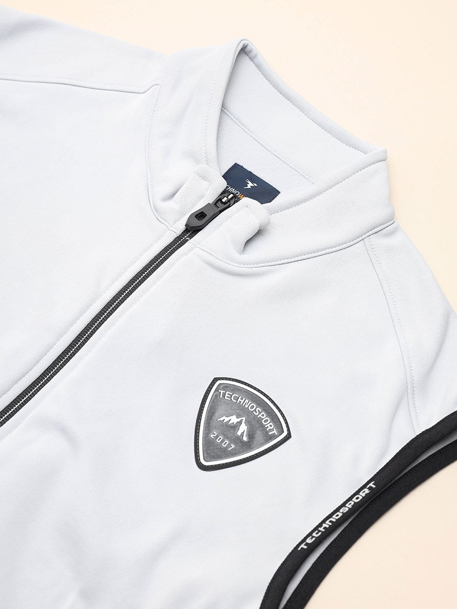 High Neck Fleece Sleeveless Active Jacket