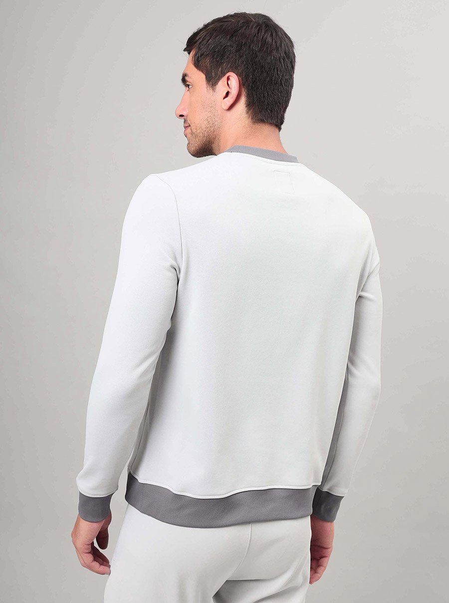Full Sleeve Fleece Printed Sweatshirt