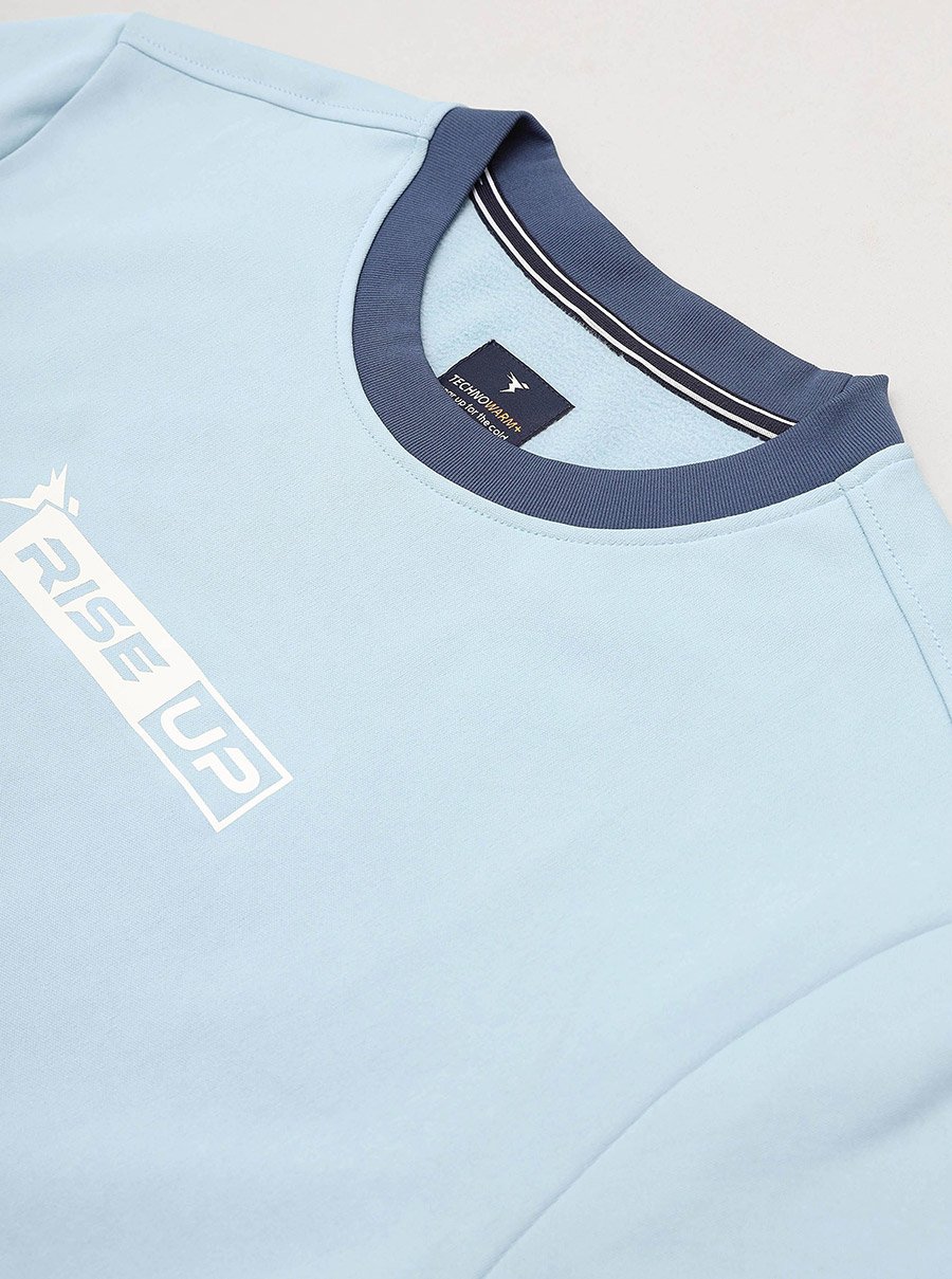 Full Sleeve Fleece Printed Sweatshirt