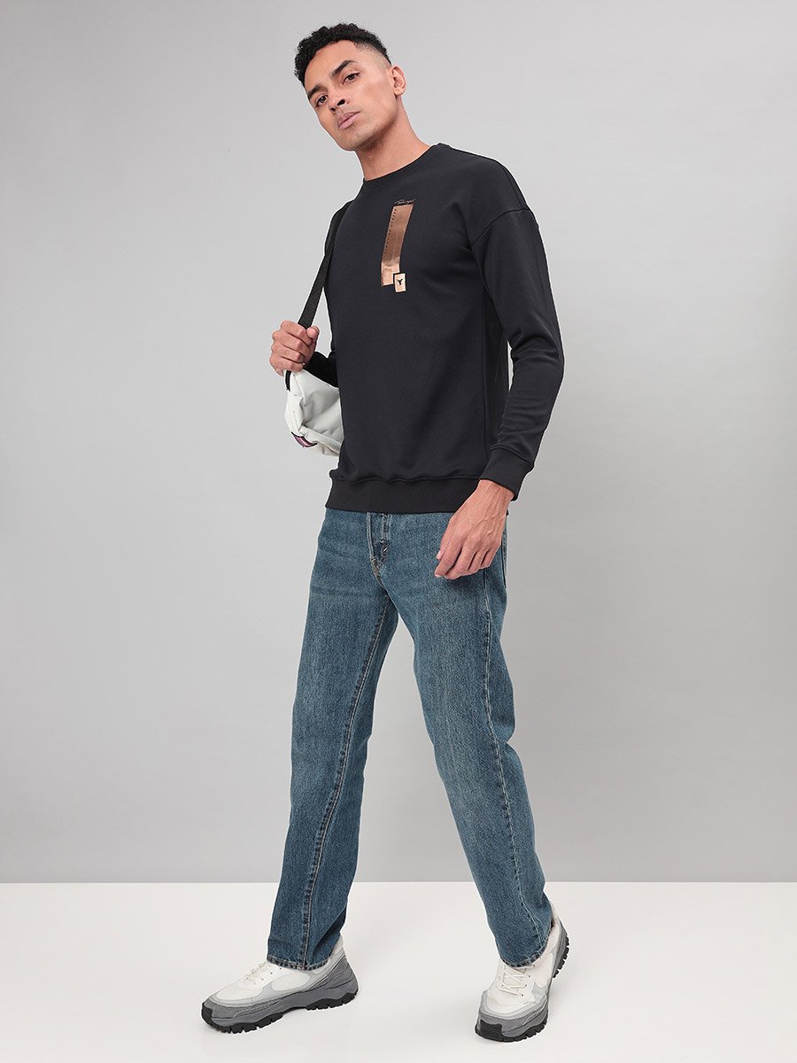 4-Way Stretch Printed Sweatshirt