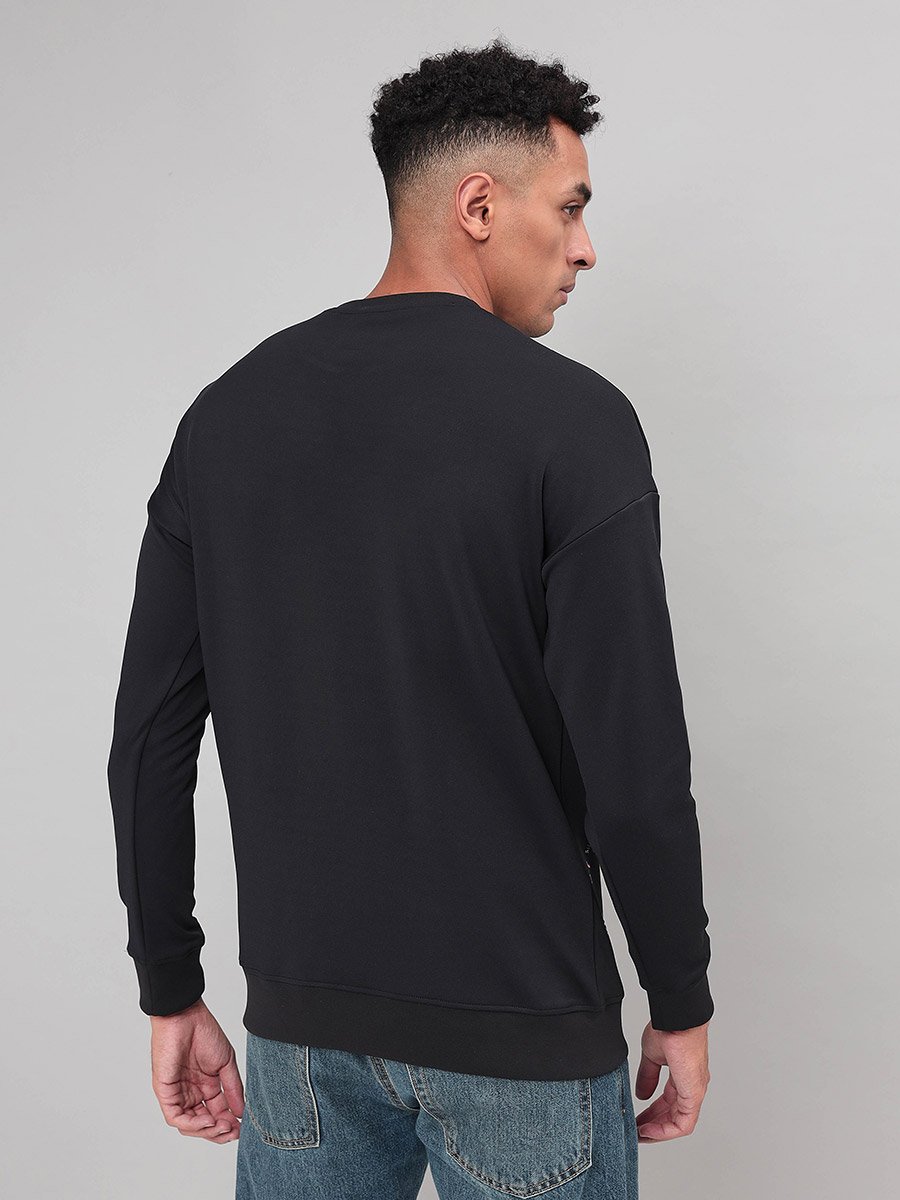 4-Way Stretch Printed Sweatshirt