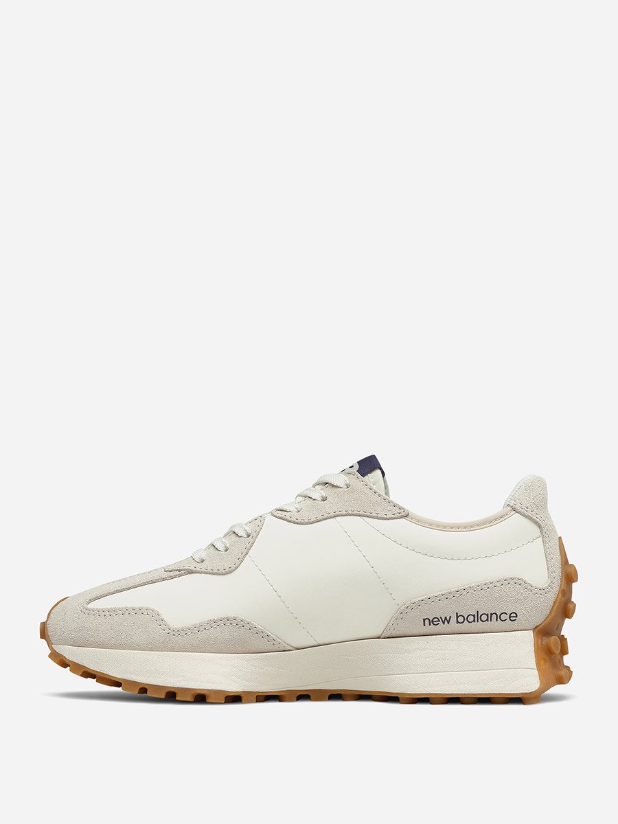 327 Leather Look Lace Up Sneakers