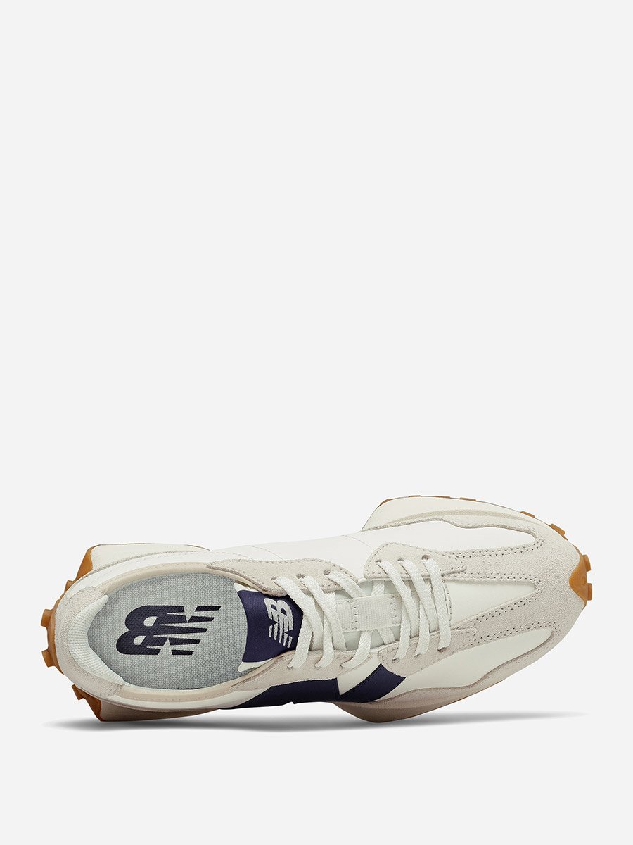 327 Leather Look Lace Up Sneakers