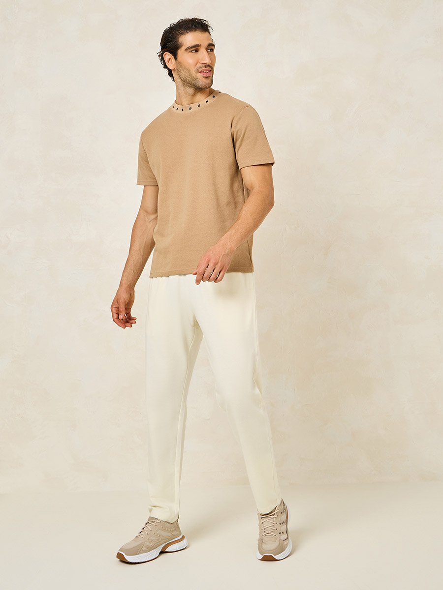 Eco Earth Slim Terry Open Hem Jogger with Welt Pockets