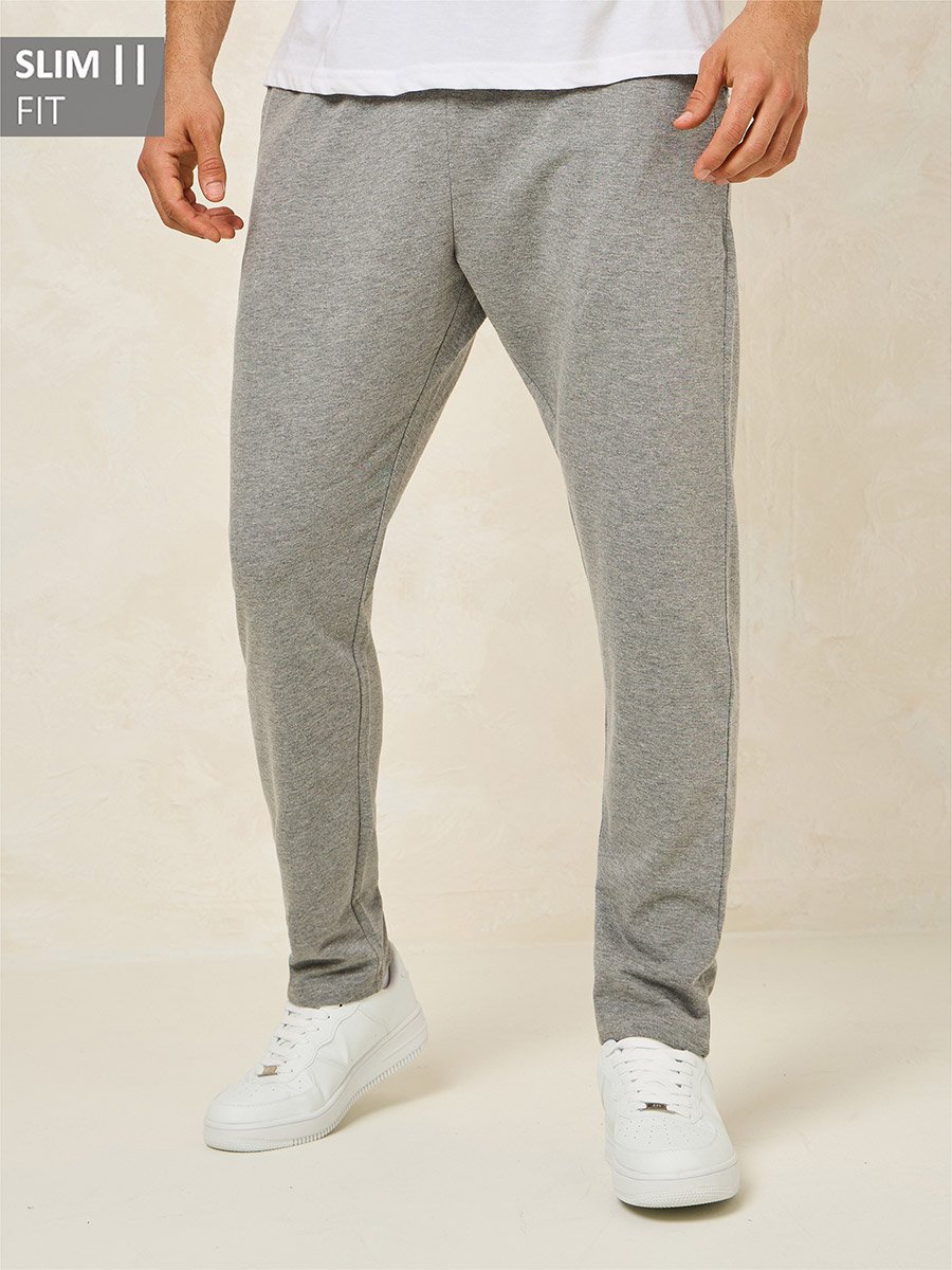 Eco Earth Slim Terry Open Hem Jogger with Welt Pockets