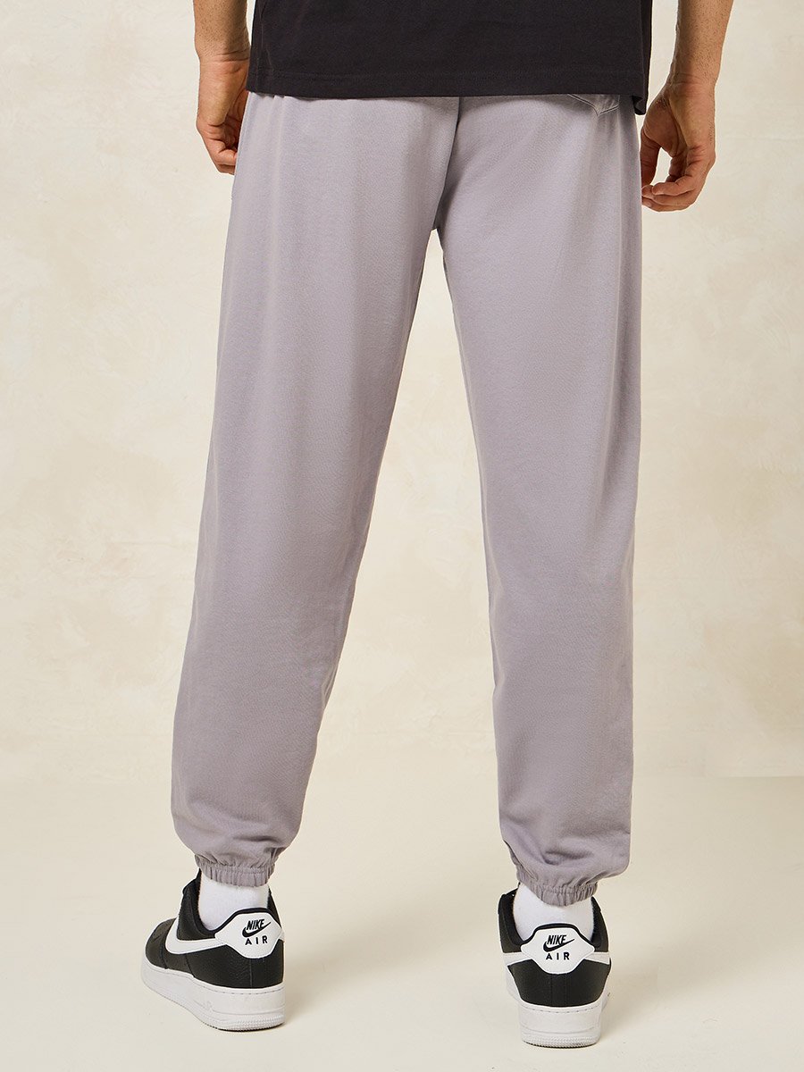 Oversized Terry Jogger with Panel Pocket and Elasticated Cuff