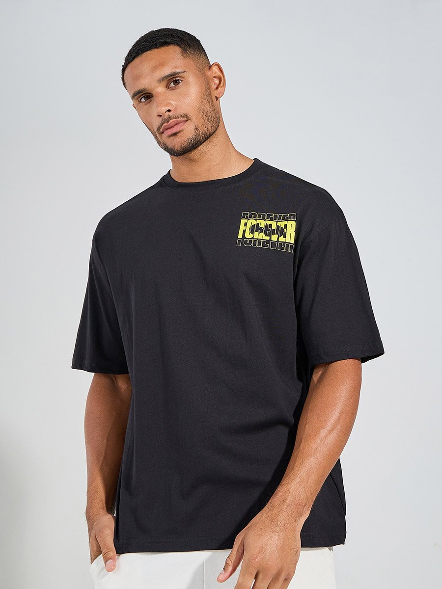 Batman Graphic Compact Jersey Oversized T-Shirt