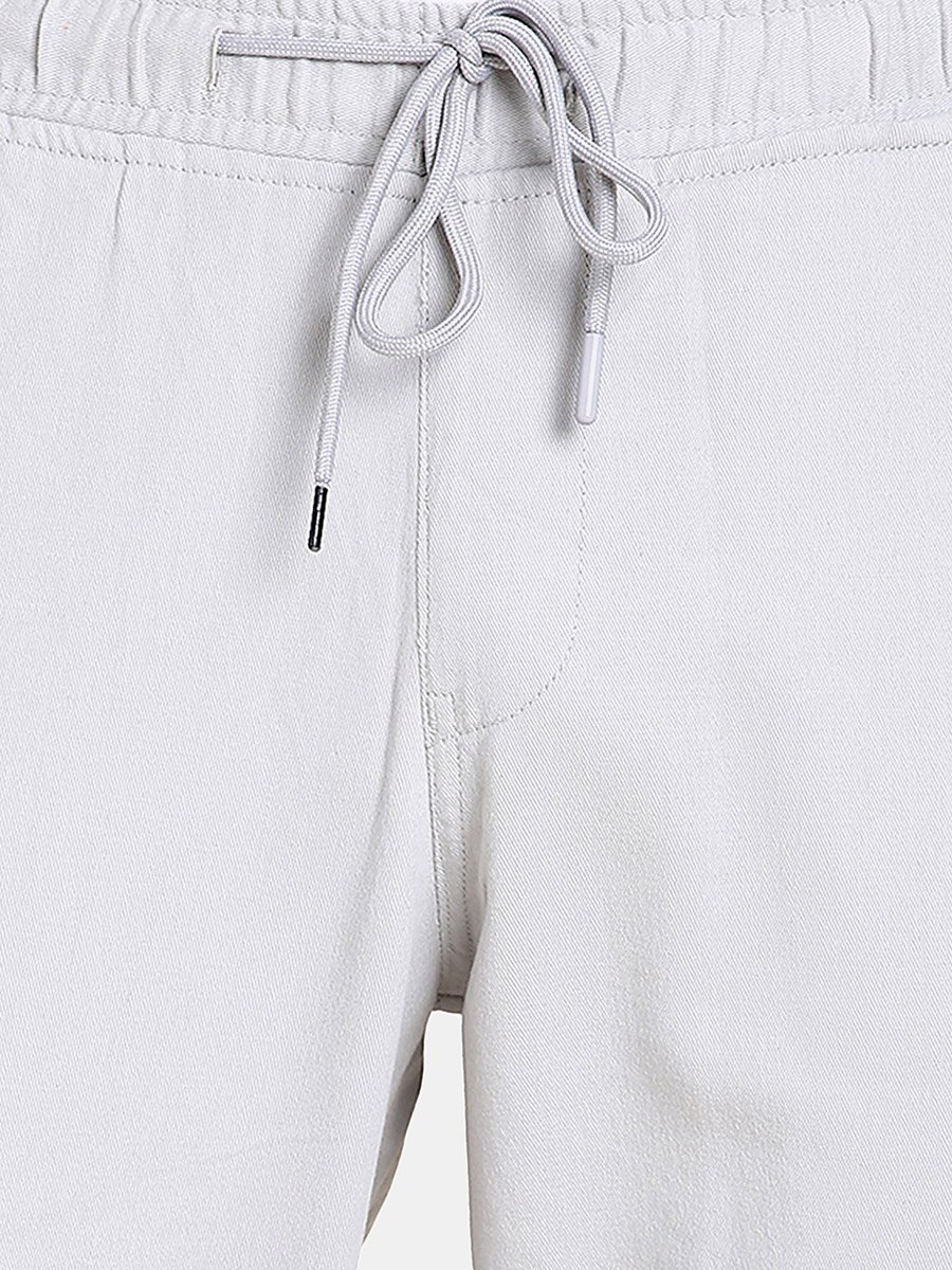 Panelled Mid Rise Slim Fit Cargo Joggers