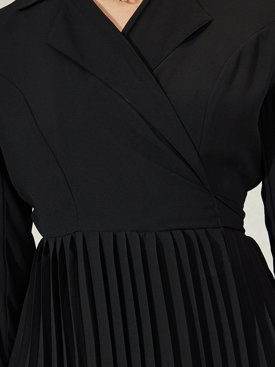 Pleated Blazer and Tailored Pants Co-Ords