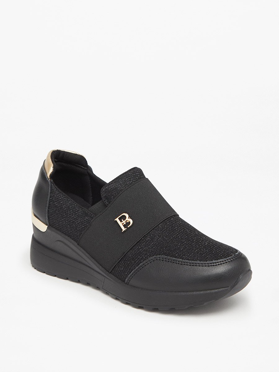 Textured Slip On Low Ankle Shoes