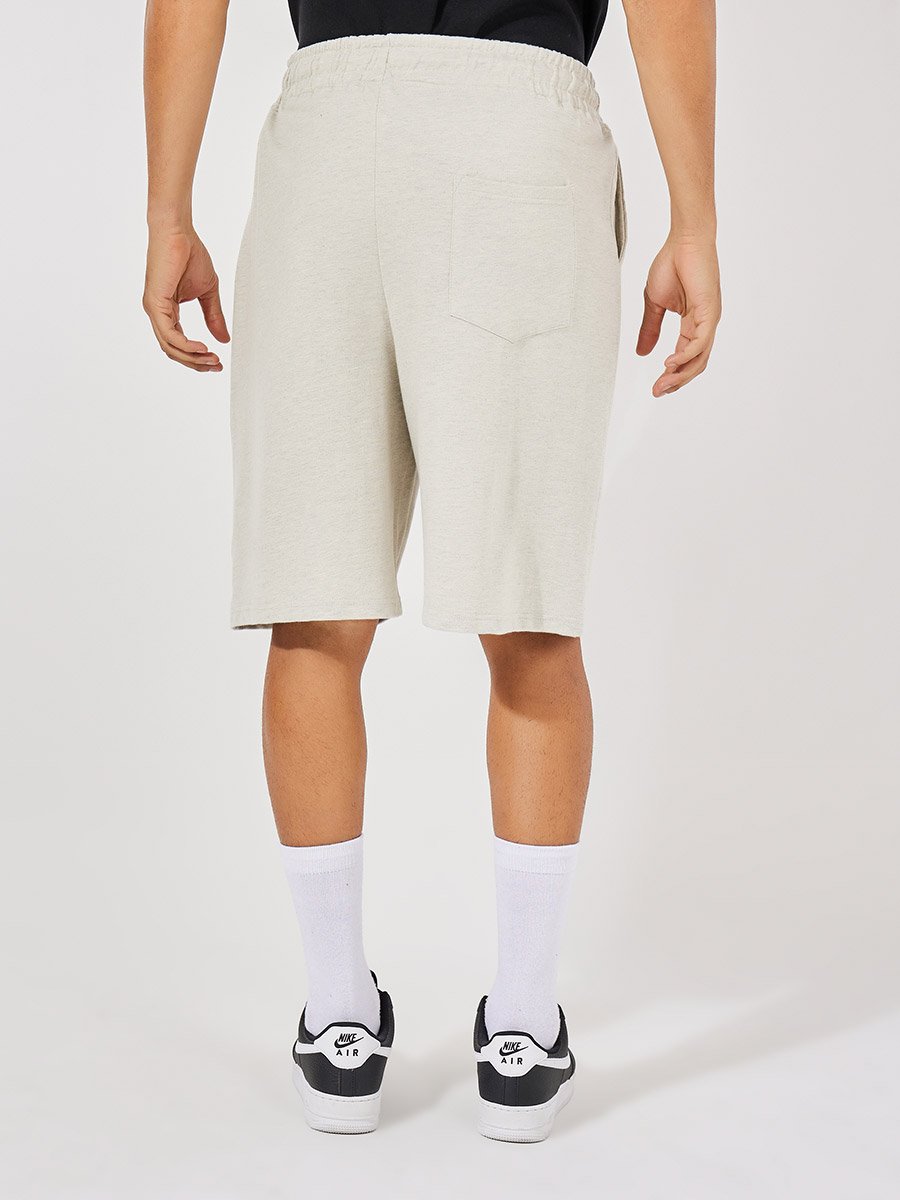 Essentials Print Oversized Cotton Shorts